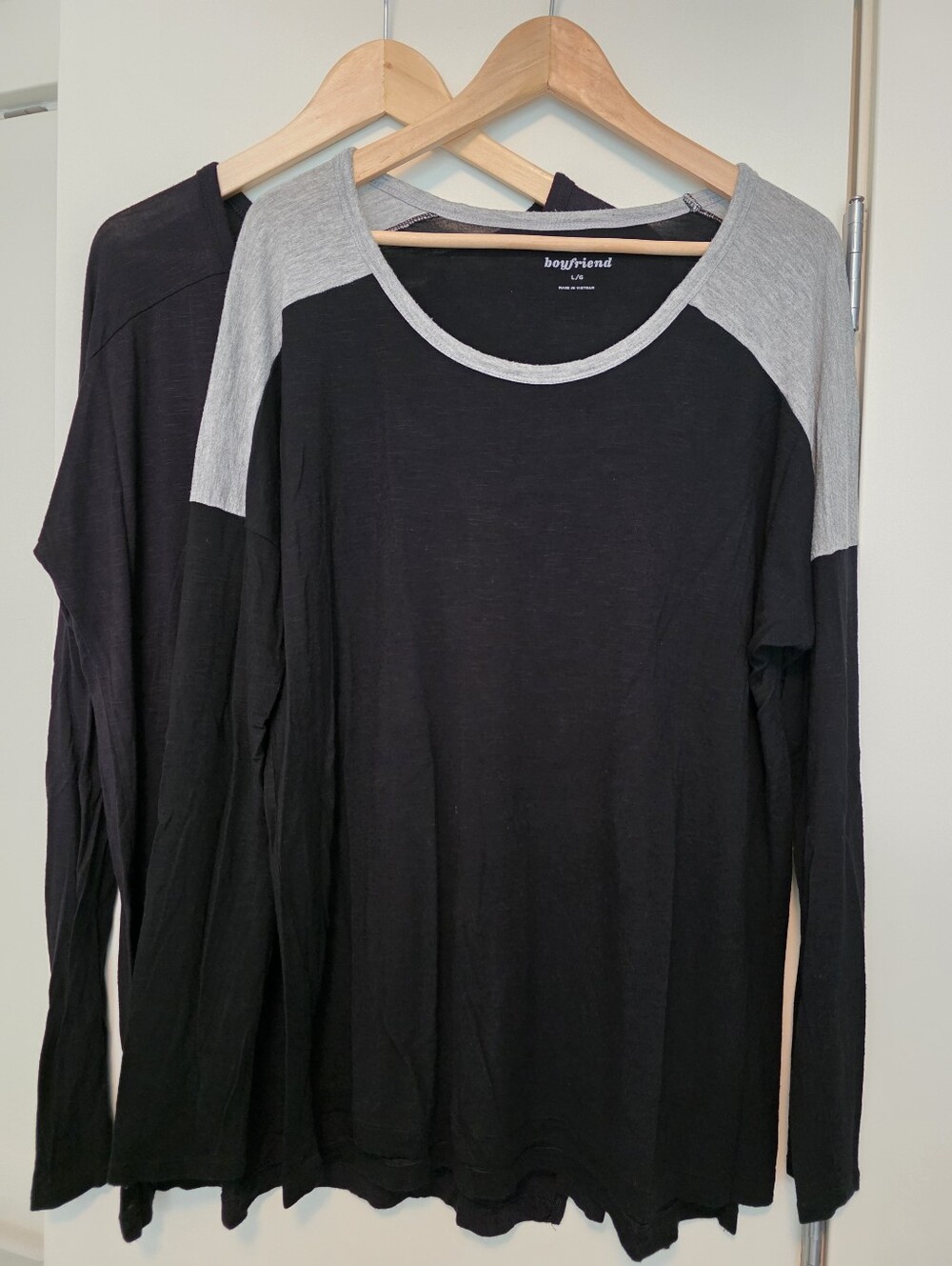 Bundle Of 2!! Old Navy Boyfriend Long Sleeve Tees